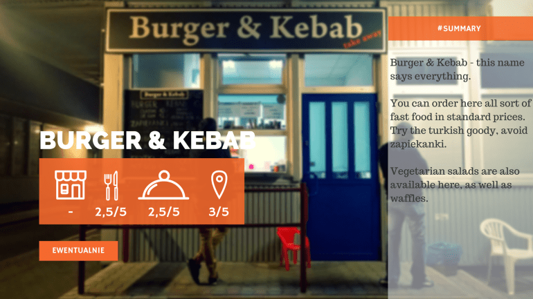 Burger & kebab 2 pułku lotniczego